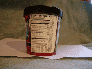 Nutrition Panel Photo