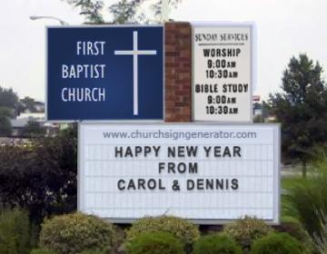 Church Sign
