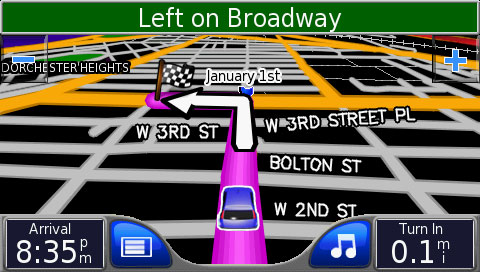 Garmin Screen Snapshot