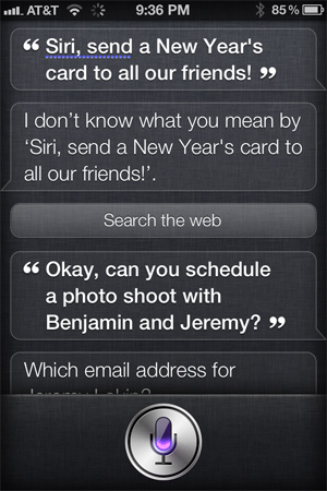 Siri Screen