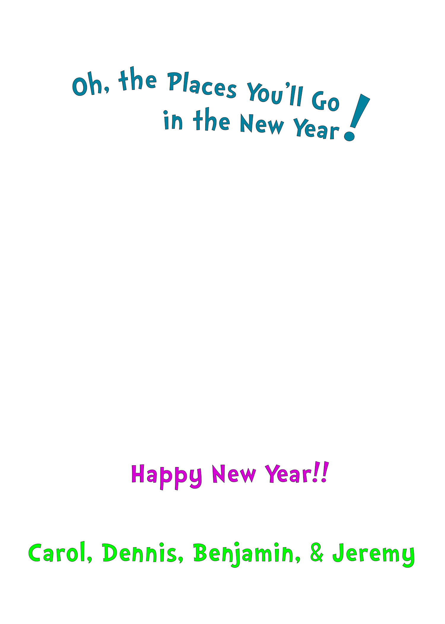 Green Jeremy & Ben - Inside view